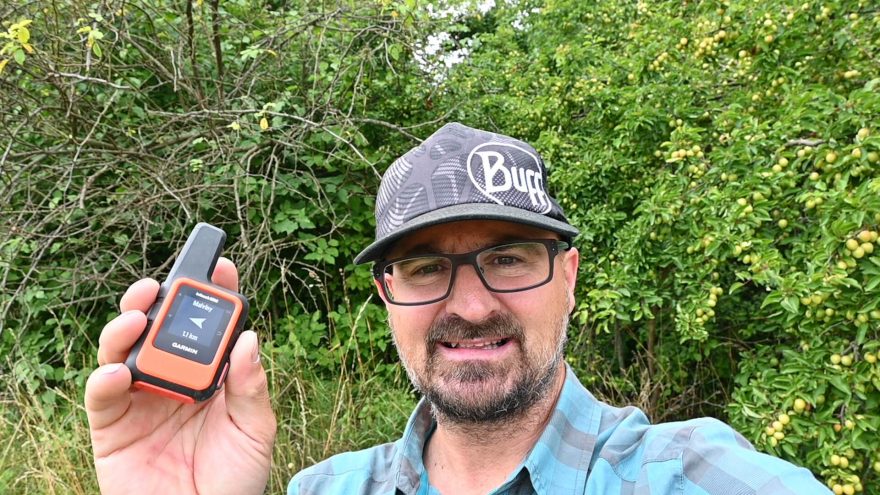 Až dojdu na Malviny, pošlu vám zprávu ze zařízení Garmin inReach Mini