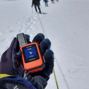 Navigování do vybraného bodu - směr a vzdálenost - GARMIN inReach Mini