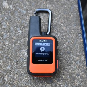 Příchozí zpráva na zařízení Garmin inReach Mini