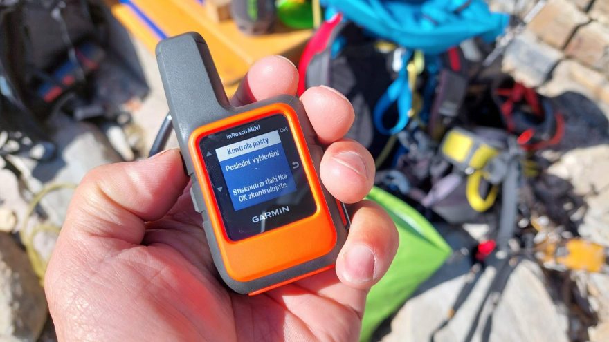 V případě, že nemáte předplatné služeb vám tato funkce nebude fungovat - GARMIN inReach Mini