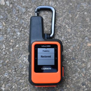 Vstup do menu NASTAVENÍ - Garmin inReach Mini