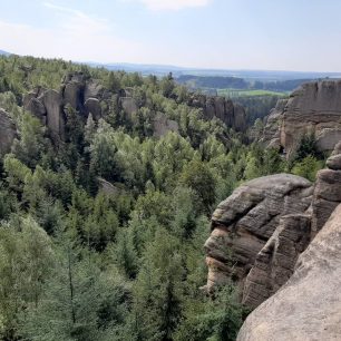 Vyhlídka Skalní divadlo, Broumovské stěny