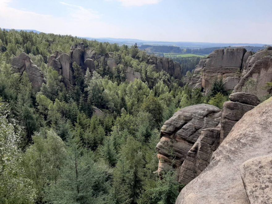 Vyhlídka Skalní divadlo, Broumovské stěny