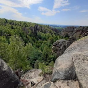 Vyhlídka Skalní divadlo, Broumovské stěny