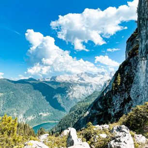 Intersport Donnerkogel Klettersteig, Gosausee, Solná komora, Salzkammergut, rakouské Alpy. Foto Jana Souralová