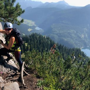 Intersport Donnerkogel Klettersteig, Gosausee, Solná komora, Salzkammergut, rakouské Alpy. Foto Jana Souralová