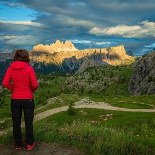 Dechberoucí scenerie Dolomit na stezce Alta Via 1, italské Alpy. Foto Michaela Hrdá