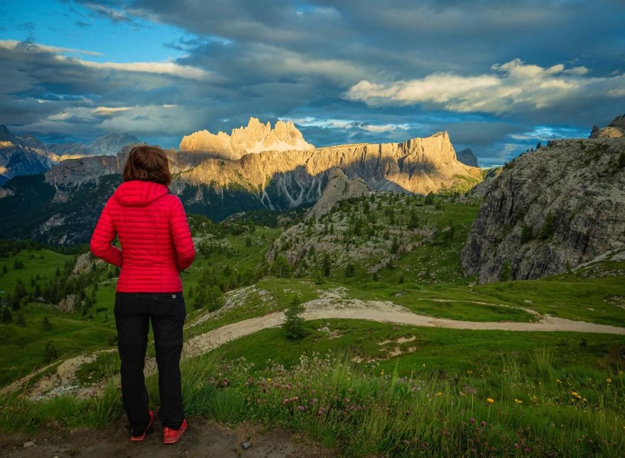 Dechberoucí scenerie Dolomit na stezce Alta Via 1, italské Alpy. Foto Michaela Hrdá