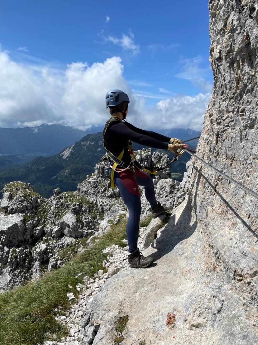 Ferata Sisi Loser Panorama Klettersteig, Totes Gebirge, rakouské Alpy