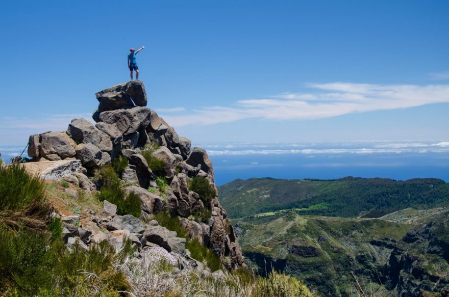 Vyhlídka pod vrcholem Pico Arieiro, Madeira