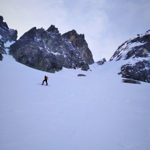 Skialpový přechod Vysokých Tater, Slovensko.