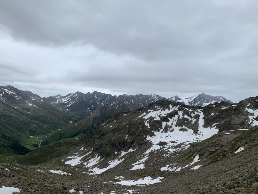 Hochreichkopf, Stubai, Tyrolsko, Rakouské Alpy