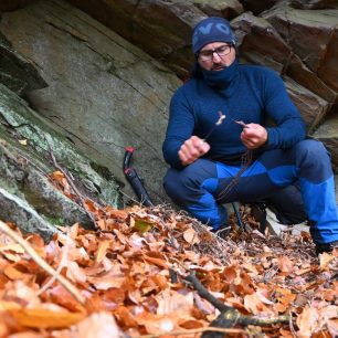 Triko Devold Tuvegga při podzimních toulkách v Krkonoších