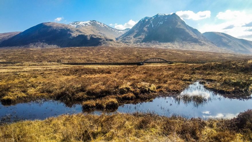 West Highland Way se klikatí 154 km skrz Skotskou vysočinu, Skotsko