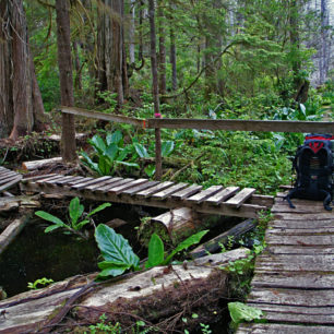 West Coast Trail, trek na ostrově Vancouver, Kanada