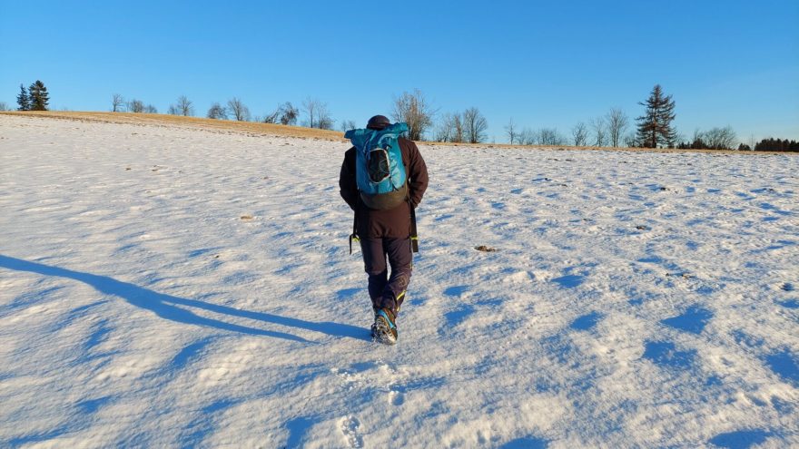 Testování nesmeků Nesmeky CAMP Ice Master Evo na Žalý v Krkonoších