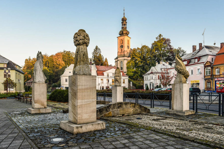 Krásná Lípa - Křinické náměstí, Stezka středozemím, Via Czechia