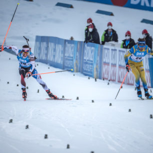 Velikou výzvou na letošní olympiádě v Pekingu byly povětrnostní podmínky, především silný vítr (foto: Petr Slavík, český biatlon).