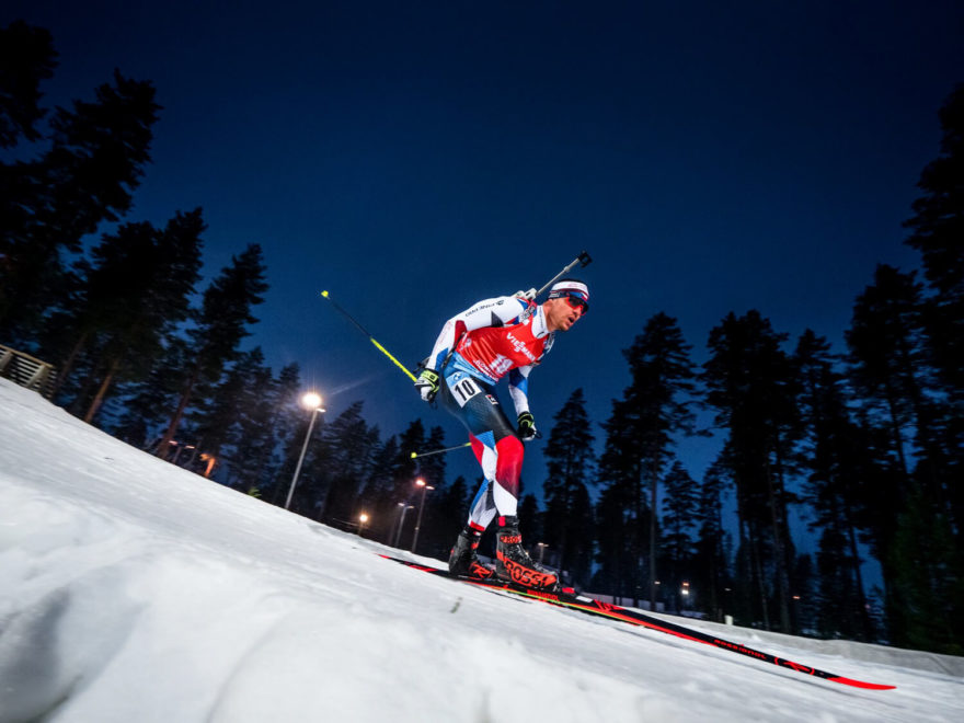 "Atmosféra olympijských her zůstala zachována a za to jsem rád," říká Michal Krčmář (foto: Petr Slavík, český biatlon).