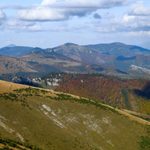 Velká Fatra. Cesta hrdinů SNP, Slovensko.