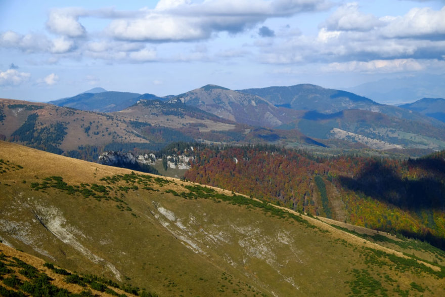 Velká Fatra. Cesta hrdinů SNP, Slovensko.