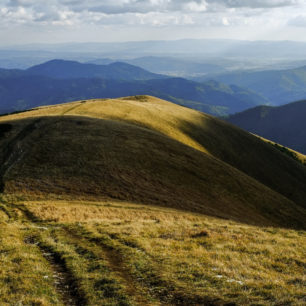 Velká Fatra. Cesta hrdinů SNP, Slovensko.