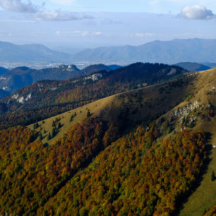 Velká Fatra. Cesta hrdinů SNP, Slovensko.