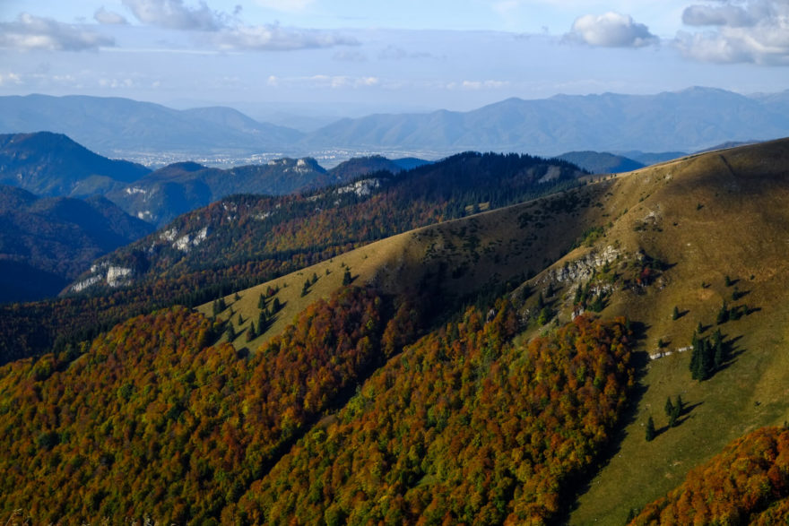 Velká Fatra. Cesta hrdinů SNP, Slovensko.