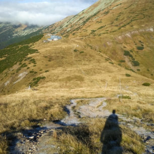 Chata generála Milana Rastislava Štefánika pod vrcholem Ďumbier, Nízké Tatry.