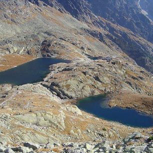 Spišské plesa, dobrodružná turistika přes Priečne Sedlo