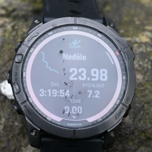 Záznam poslední aktivity - GARMIN FÉNIX 7X SOLAR