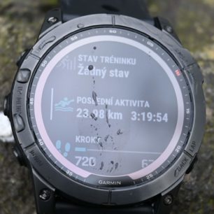 Záznam poslední aktivity - GARMIN FÉNIX 7X SOLAR