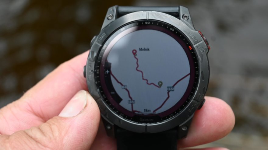 Záznam poslední aktivity - GARMIN FÉNIX 7X SOLAR 7