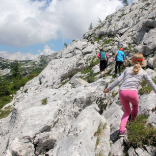 Oblast Sella Nevea v italské části pohoří Julských Alp je vhodná pro výlety s dětmi