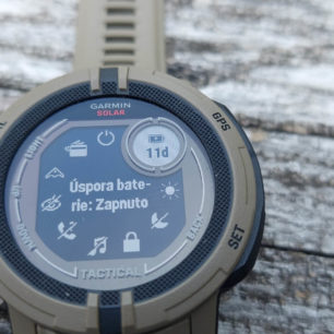 Když Vám dochází šťáva v hodinkách můžete přepnout na Úsporný režim - GARMIN INSTINCT 2 SOLAR TACTICAL EDITION