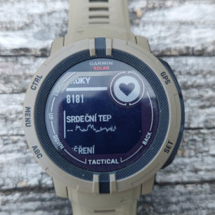 Sledování srdečního tepu je samozřejmostí a s novým snímačem Elevate 4 přesný nástroj - GARMIN INSTINCT 2 SOLAR TACTICAL EDITION