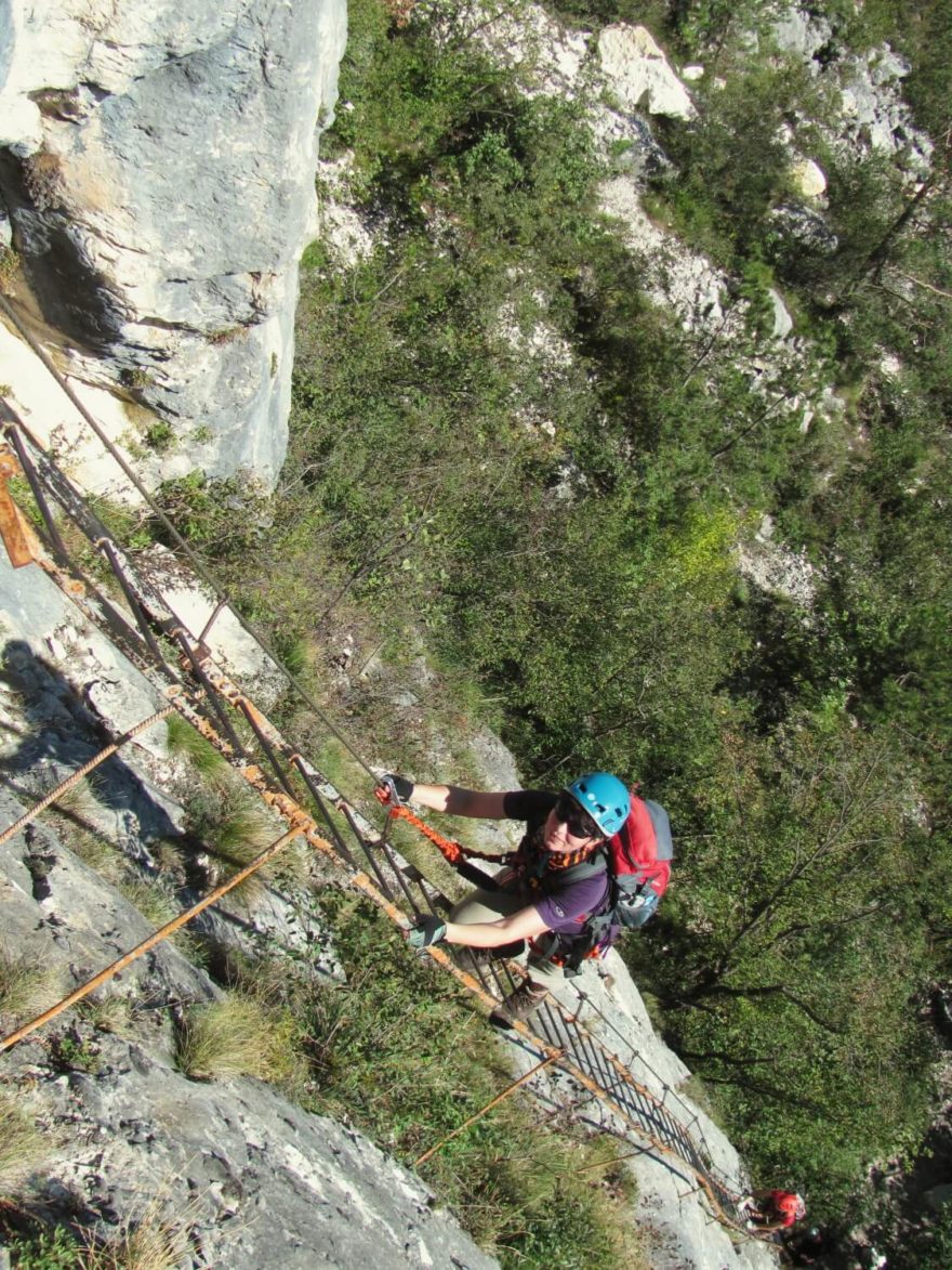 Ferrata Via dell'Amicizia, Lago di Garda, Itálie