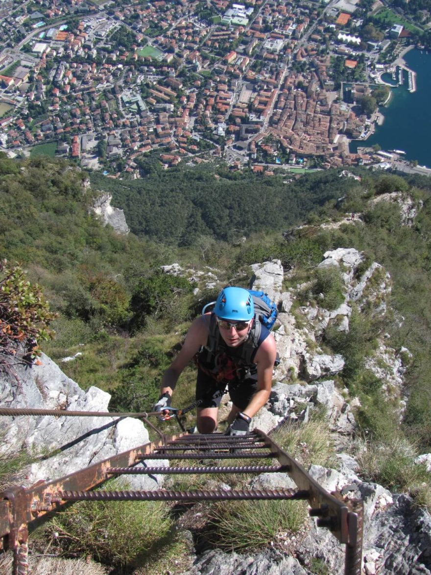 Ferrata Via dell'Amicizia, Lago di Garda, Itálie