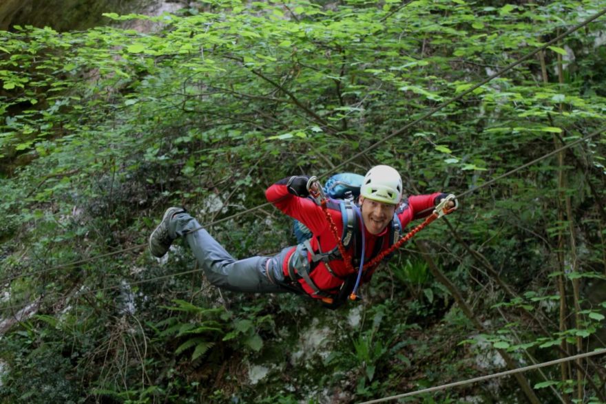 Via ferrata Rio Sallagoni, Lago di Garda, Itálie