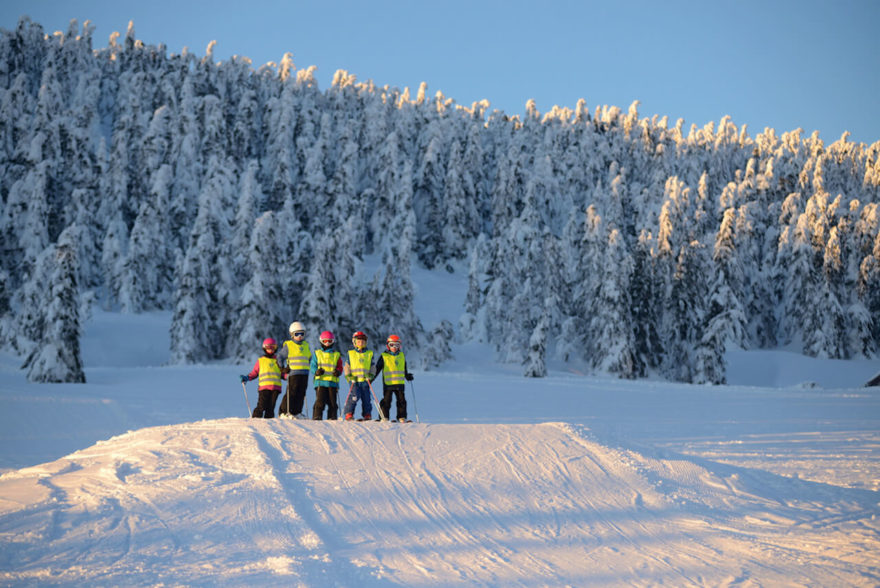 zimní outdoorové aktivity s dětmi