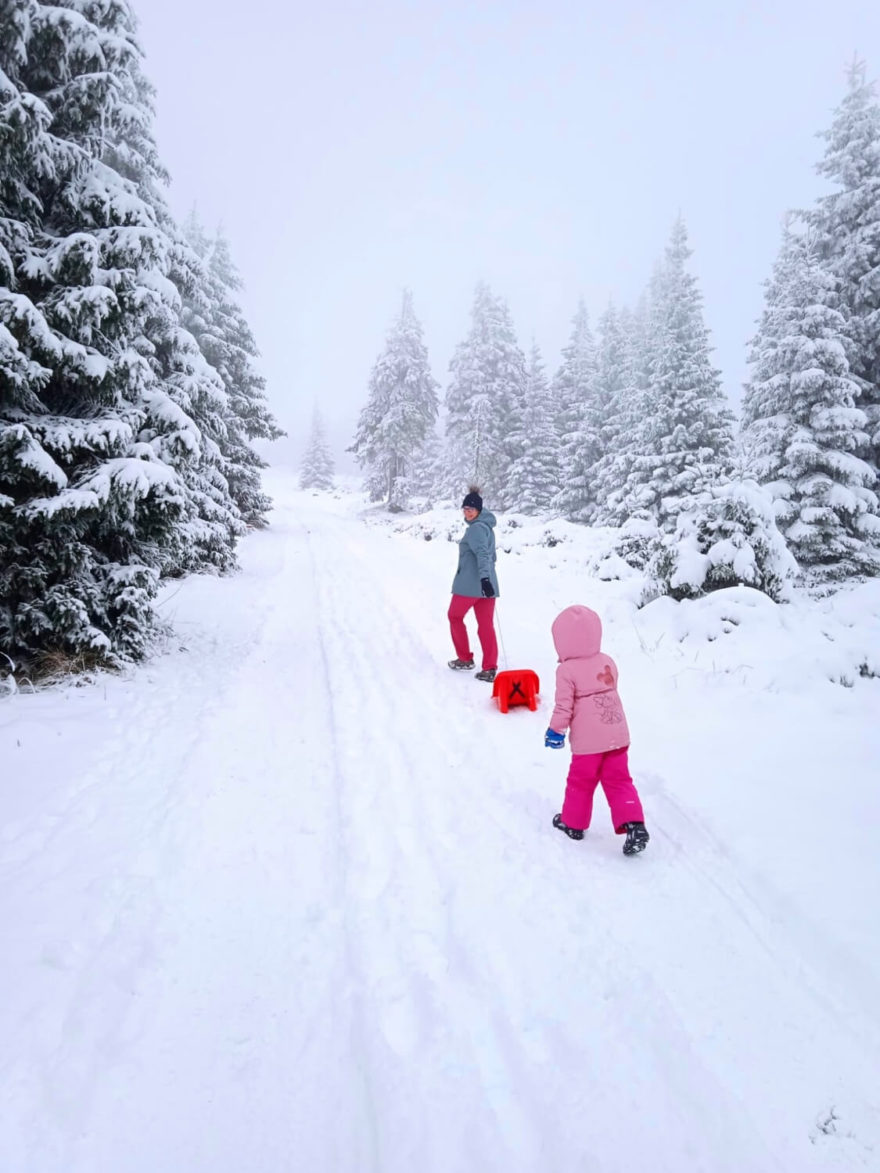 Testování v Krkonoších. Dámské outdoorové kalhoty Northfinder Mattie.