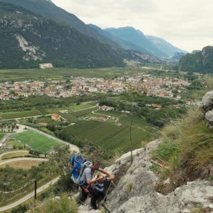 Sentiero degli Scaloni je nejjednodušší ferata v okolí Lago di Garda, ideální jako první ferata pro děti