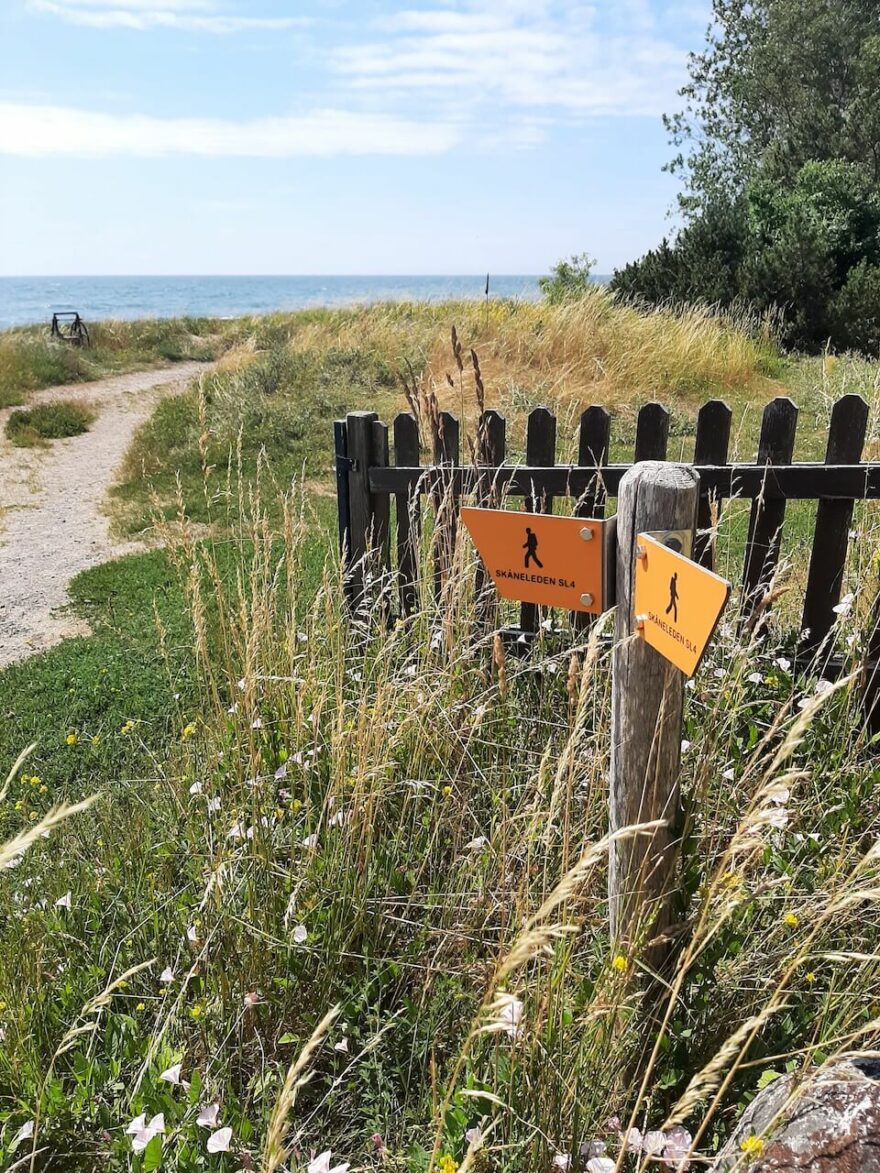 40 km dlouhý pás pláží na švédském jihovýchodním pobřeží Skåne