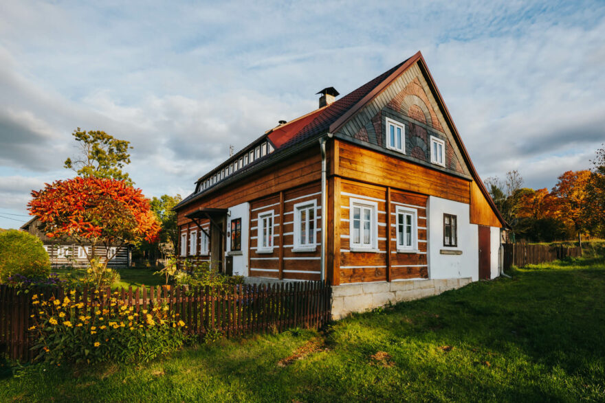 Lidová architektura regionu Severních Čech, Dolní Chřibská.