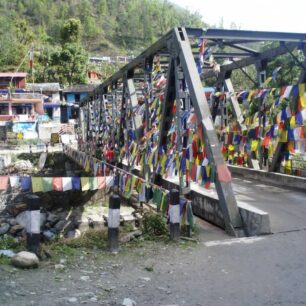 Začátek treku do Annapurna Base Campu