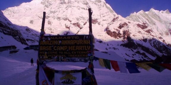 Trek do základního tábora Annapurny