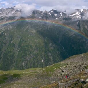 Krásné výhledy na trase Zentralalpenweg (od západu k východu)