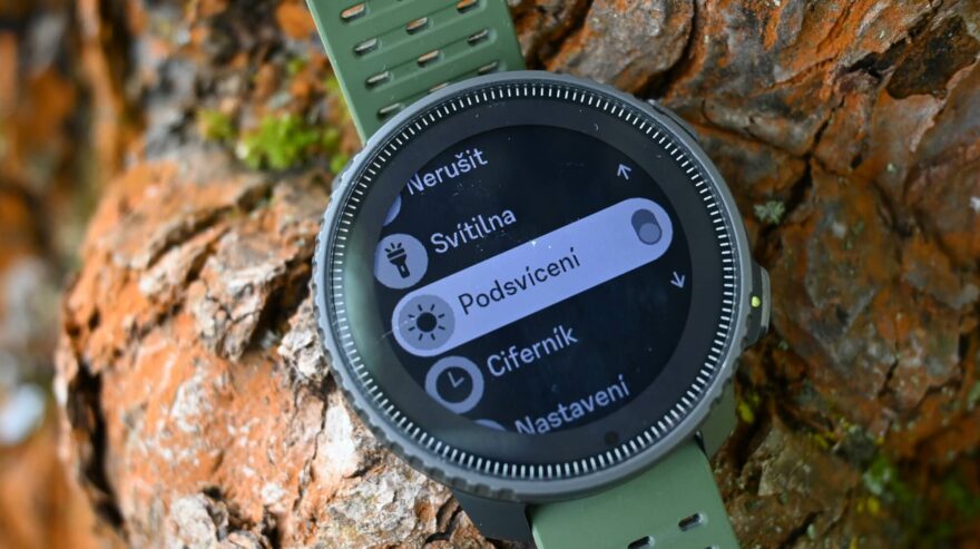 Nastavení hodinek včetně Svítilny - SUUNTO VERTICAL TITANIUM SOLAR