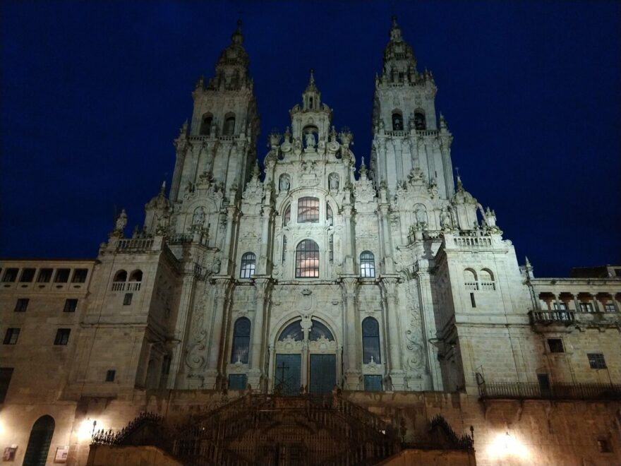 Santiago de Compostela katedrála, Španělsko.