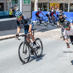 Dan Polman na šestidenním silničním etapovém závodě Tour de Kärnten, kde se v roce 2023 umístil na 3. místě v kat. 40+.